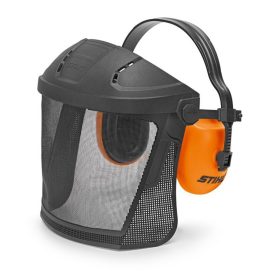 Stihl arcvédő maszk nejlonráccsal, fülvédővel
