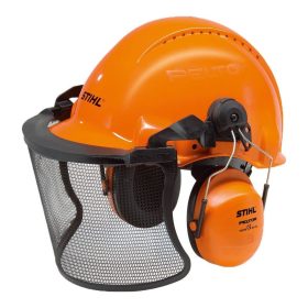 Stihl Ergo fejvédő sisak ráccsal, fülvédővel