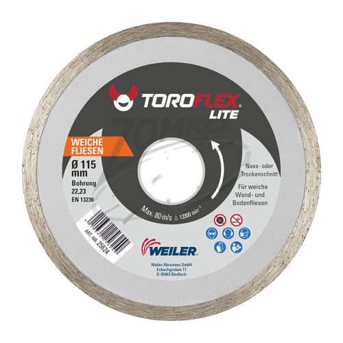 Toroflex Favorit gyémánttárcsa 150x25,4mm