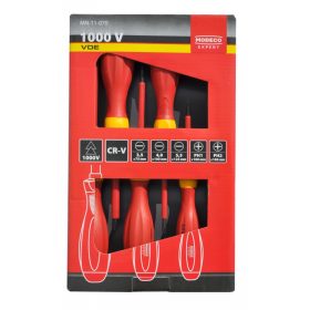   Modeco N11070 szigetelt csavarhúzó készlet, 6 részes, 1000 V