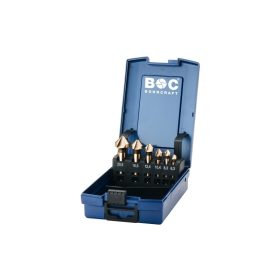   Bohrcraft kúpsüllyesztő készlet 6+2db-os 90° HSS 6,3-20,5
