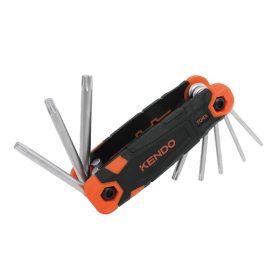Kendo zseb torx kulcs készlet 8db-os T9-T30