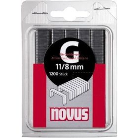Novus tűzőkapocs 8mm G 10,6x1,2mm 1200db