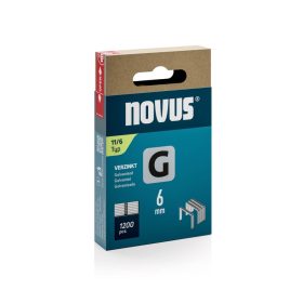 Novus tűzőkapocs G 10,6 x 1,2 /6 mm 1200 db