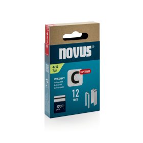 Novus tűzőkapocs C 6,1 x 1,1 /12 mm 1000 db