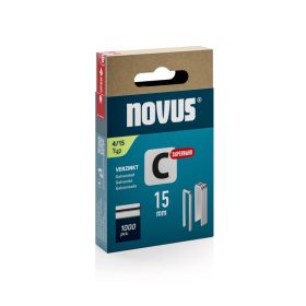 Novus tűzőkapocs C 6,1 x 1,1 /15 mm 1000 db