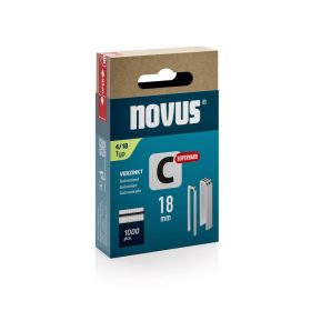 Novus tűzőkapocs C 6,1 x 1,1 / 18 mm 1000 db