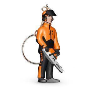 Stihl kulcstartó, favágó emberes
