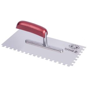 Fogazott glettvas profi 8x8mm inox