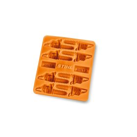 Stihl jégkockatartó, láncfűrész formájú