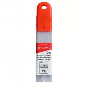 Abraboro SK5 tapétavágó kés pótpenge, 18 mm, 10 darabos
