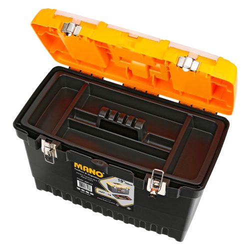 Mano Jumbo JMT-19 műanyag szerszámosláda, fémcsatos, 50 cm 