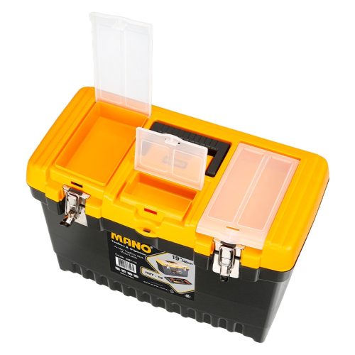 Mano Jumbo JMT-19 műanyag szerszámosláda, fémcsatos, 50 cm 
