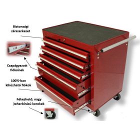 Z-tools szerszámos kocsi 5 fiókos