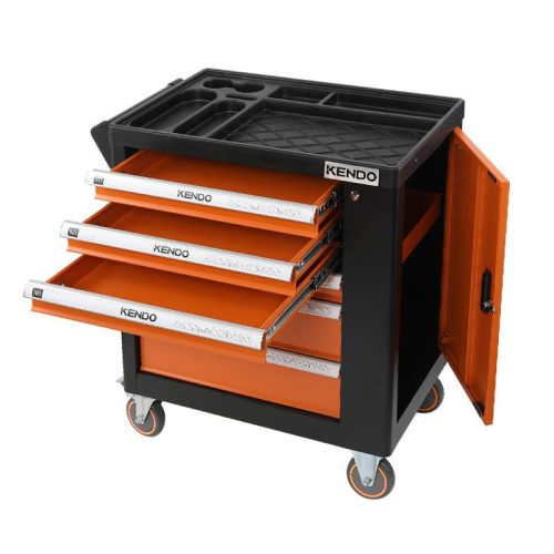Kendo szerszámkocsi 6 fiókos, szerszámokkal