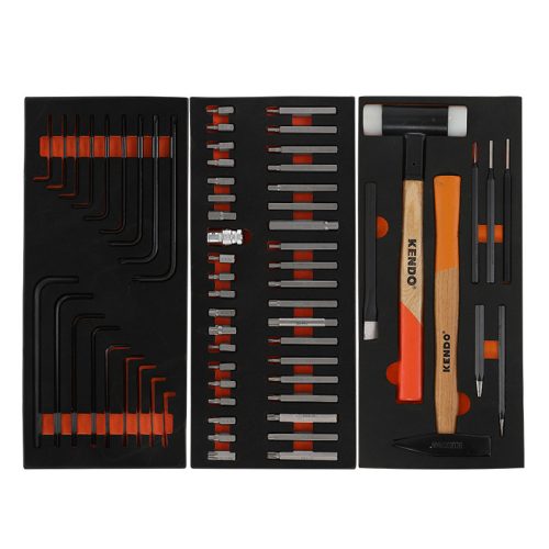 Kendo szerszámkocsi 6 fiókos, szerszámokkal