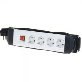 Gao kapcsolós elosztó 4 aljzattal, 2 m