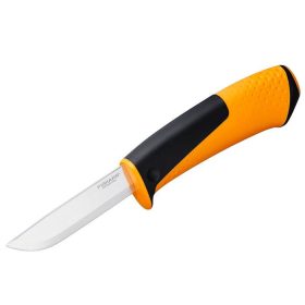 Fiskars általános kés, tokba épített élezővel