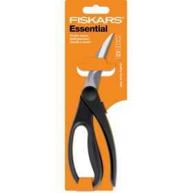 Fiskars Essential baromfi olló ívelt penge 23cm