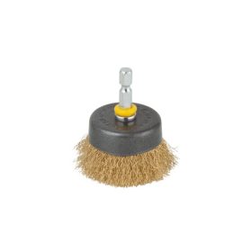 Wolfcraft drótcsiszoló fazékkefe, sárgarézdrót 50mm