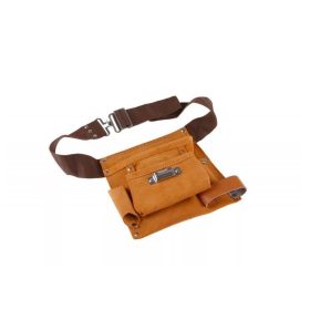 Festa 6 zsebes bőr szegtáska és szerszámtartó öv