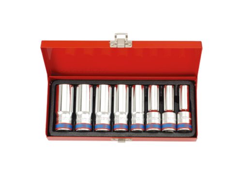 King Tony kézi hosszú dugókulcs készlet 1/2"; 8db 6* 12-23mm