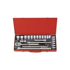   King Tony kézi dugókulcs készlet 1/2"; 10-32 mm, 24 részes