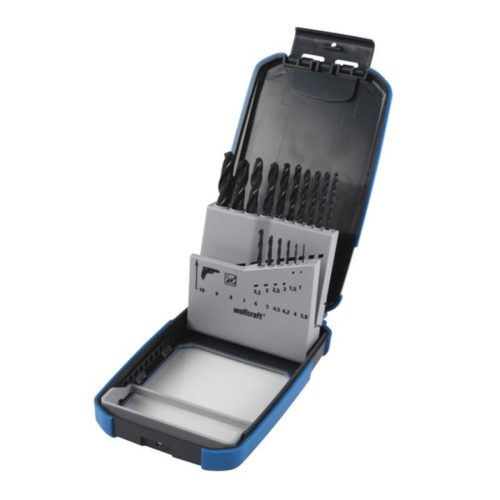 Wolfcraft fúrókészlet fémhez, 2-8 mm, HSS