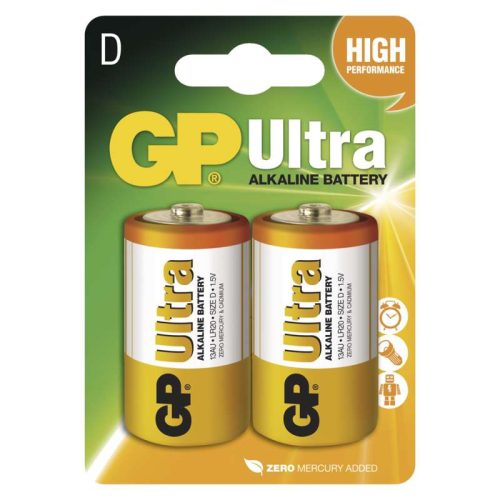 GP ultra alkáli góliát elem 2db-os csomag 1,5V