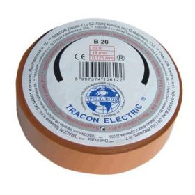 Tracon szigetelő szalag 18mm×20m barna