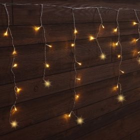   LED karácsonyi sziporkázó jégcsap fényfüzér, kültéri/beltéri 250LED 5+10m