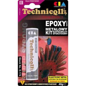   Technicoll E-174 hideghegesztő kétkomponensű epoxy ragasztó gyurma 40g