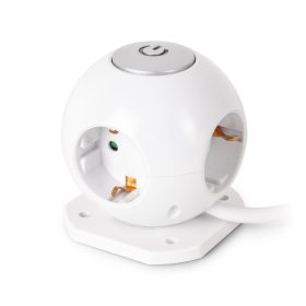 Entac gömb elosztó 4 foglalattal, kapcsoló 1,5m