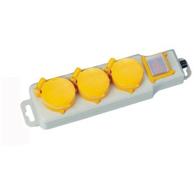 Entac kültéri elosztó 3-as 1,4m kapcsolós 3x1,5mm2 IP44