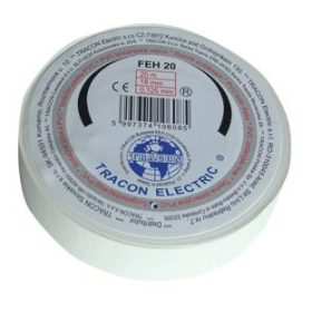 Tracon szigetelő szalag 18mm×20m fehér