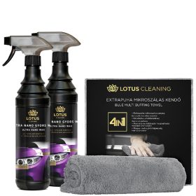 Lotus Cleaning 2db Ultra Nano Gyors wax törlőkendővel