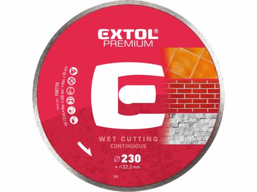 Extol Premium csempevágó gyémánttárcsa 230x22,2mm