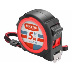 Extol Premium mérőszalag, 2 stoppos, 5 m×19 mm