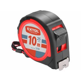 Extol Premium mérőszalag 10 m×25 mm, 2 stoppos