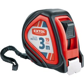 Extol Premium mérőszalag, 1 stoppos, 3 m×19 mm