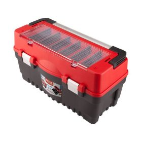   Extol műanyag szerszámosláda, 60 cm fémcsatos, lakatolható
