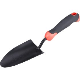 Extol fém kerti ültető lapát, fogazott szélű, 32 cm