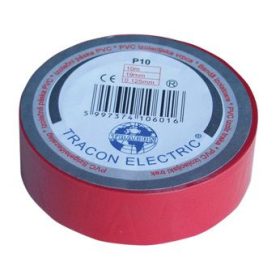 Tracon szigetelő szalag 18mm×20m piros