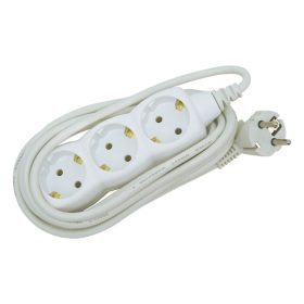 Elosztó, hosszabbító 3 aljzat, 3m kábel