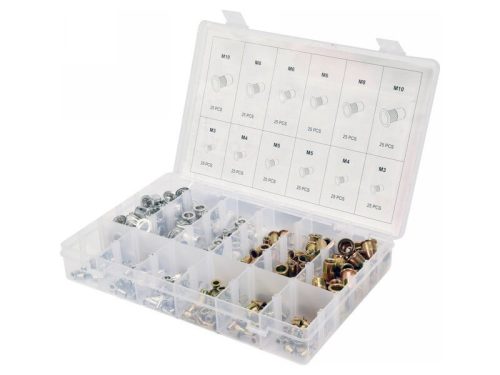 Yato szegecsanya készlet, M3-M10 , 300 darabos