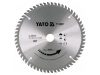 Yato fűrésztárcsa alumíniumhoz 180 x 20 / T 60