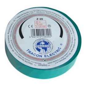 Tracon szigetelő szalag 18mm×20m zöld